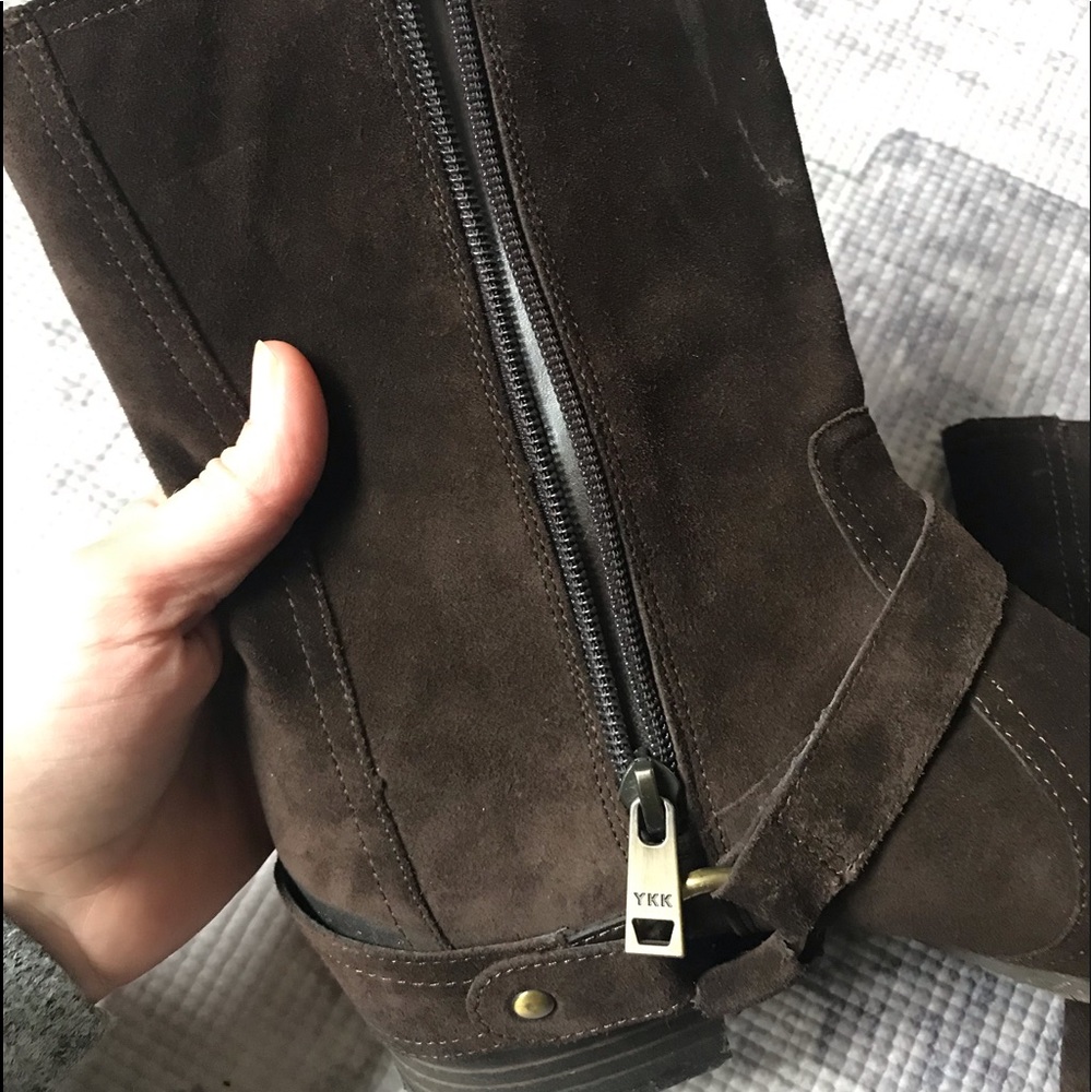 Jessica Simpson Suede Heeled Boots - Picture 8 of 10